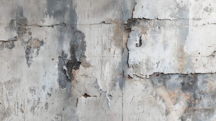 an abandoned wall covered in peeling paint and dust, conveying a sense of disrepair and neglect