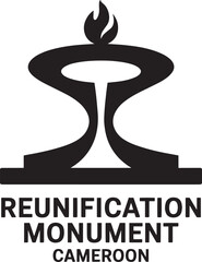 Reunification Monument Cameroon Landmark Silhouette Design African Architecture