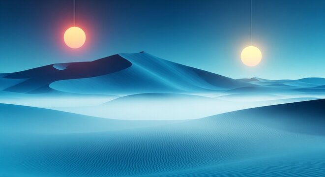 Whispering Plains of Cyan Dunes