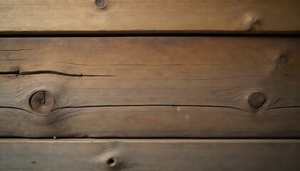 Naklejka premium Rough-hewn wood beams, weathered texture, natural grain , log, rustic style