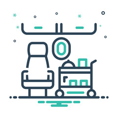 Mix icon for airline catering