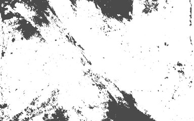 Blurred black and white scratched grunge isolated on background, old film effect.Abstract grayscale texture background mottled black white gray distressed grunge pattern overlay design element