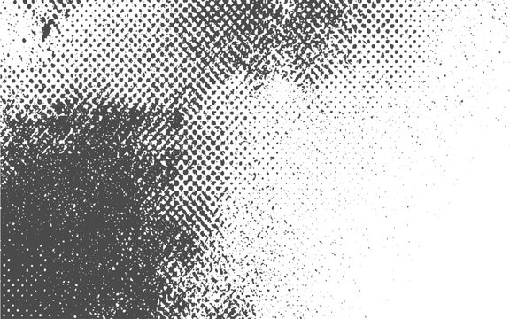 grunge pattern dot raster printing halftone background vector illustration.Vector Abstract overlay. Grunge halftone black dost texture background.