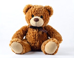 Plush brown teddy bear