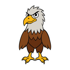 Fototapeta premium A wild eagle soars high above mountains and forests, its sharp eyes scanning the land below. Majestic and fearless, it symbolizes freedom, strength, and untamed nature. 