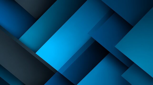Nice photo of abstract background with blue geometric shapes and overlapping layers design.