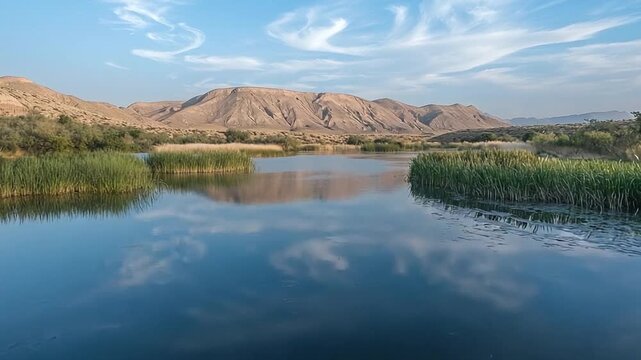 hueco lagoon, lambayeque peru video