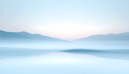 幻想的な霧の風景03, Fantasy Mist Landscape, generated by AI