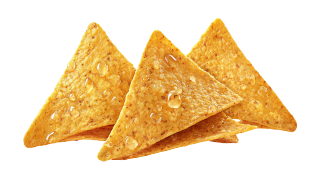 Three triangular tortilla chips (1)