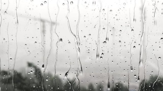 rain on the window