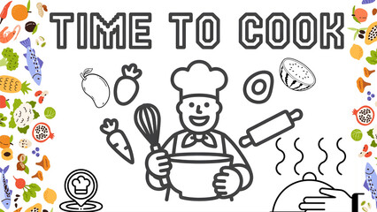 vector illustration of restaurant 