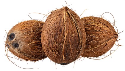 Three Coconuts - A Tropical Trio of Freshness and Natural Goodness.