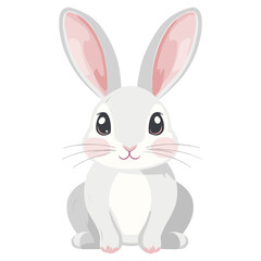 Obraz premium Rabbit illustration cartoon animal vector