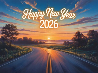 Wishing you a very happy and prosperous new year 2026 filled with joy and new beginnings as you drive into the future road ahead of you
