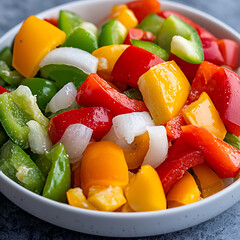 Fresh vegetable medley kitchen food photography colorful composition close-up view healthy eating concept