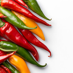 Vibrant chili pepper harvest kitchen food photography studio close-up culinary inspiration