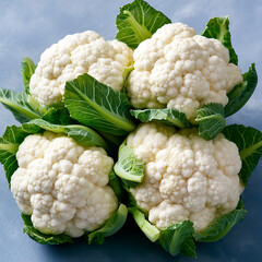 Harvesting fresh cauliflower a culinary delight in the heart of nature's bounty