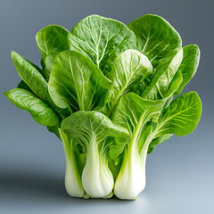 Fresh bok choy harvest event at local farm food photography studio setting organic concept