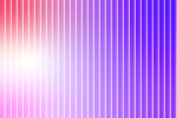 Radiant Gradient Stripes – Vertical White Lines over Red to Blue Spectrum with Light Burst, Optical Flow and Color Harmony for Modern Design, Art, and Backgrounds