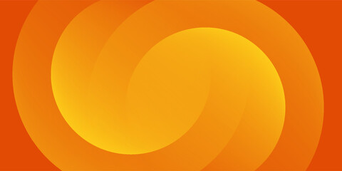 Abstract orange background with circles. Vector illustration
