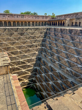 Chand Baori Stepwell in Abhaneri, Rajasthan, India