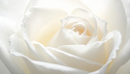 Fototapeta premium Beautiful white rose with delicate petals and soft texture.
