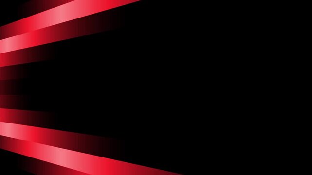Red light streak line motion stinger transition background, glowing abstract beam animation for dynamic video intro