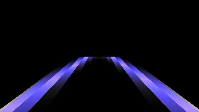 Blue light streak transition background, glowing neon line motion stinger intro animation for video editing and effects