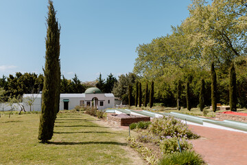 Fototapeta premium Sacred Sanctuary and Kramat in garden setting