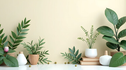 Simple objects, leaves, plants, clean backgrounds