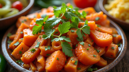 Bright, high-contrast shots of food