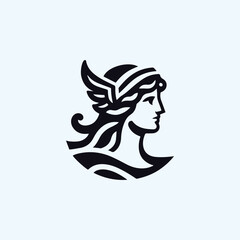 Athena Greek Lady Logo