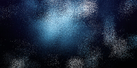 Abstract Dark Blue Texture with Light Center and Speckled Pattern.