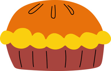 Thanksgiving Day Element Illustration