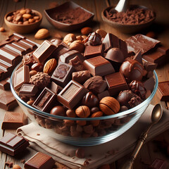 초코렛 클로즈업