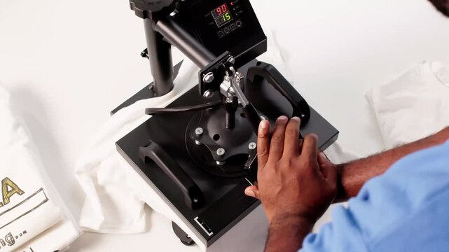 Custom T-Shirt Printing: Heat Press