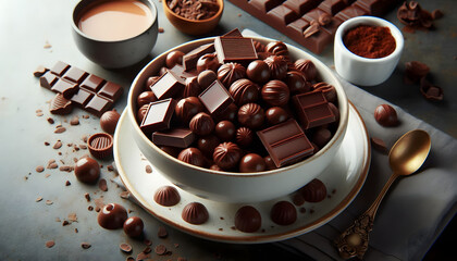 초코렛 클로즈업