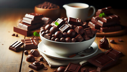 초코렛 클로즈업