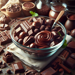 초코렛 클로즈업