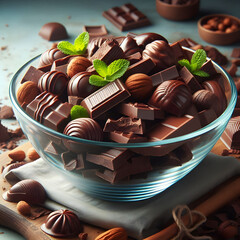 초코렛 클로즈업