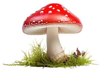 PNG Poisonous mushroom agaric fungus plant.