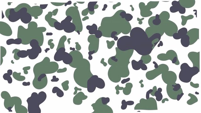 Seamless Looping Army Camouflage Texture Animation.