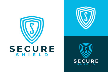 Secure Shield S Letter Protection Logo
