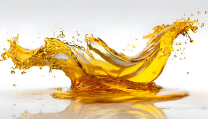 Car motor oil splash