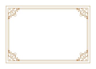 Antique gold frame vactor file.