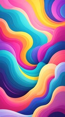 Vibrant Abstract Swirls - A Colorful and Dynamic Background Design.