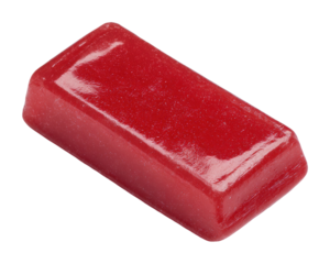 Delicious red candy bar sweet treats kitchen indulgence isolated on transparent background