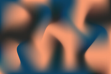 Cream Soft Orange Blue Black Abstract Gradient Background with Smooth Flow, Abstract Gradient Background Collection