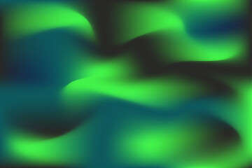 Soft Green Dark Green Black Abstract Gradient Background with Smooth Flow, Abstract Gradient Background Collection