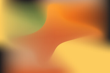 Orange Yellow Green Black Abstract Gradient Background with Smooth Flow, Abstract Gradient Background Collection